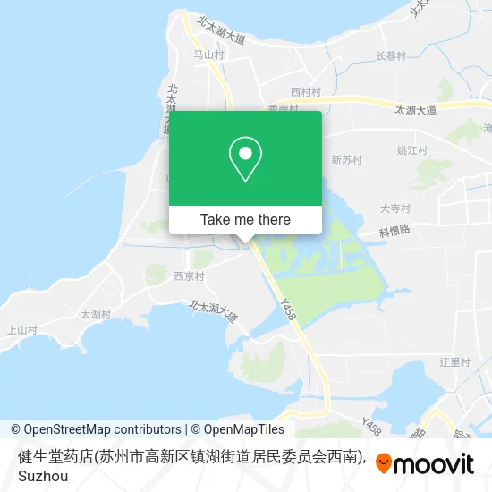 健生堂药店(苏州市高新区镇湖街道居民委员会西南) map