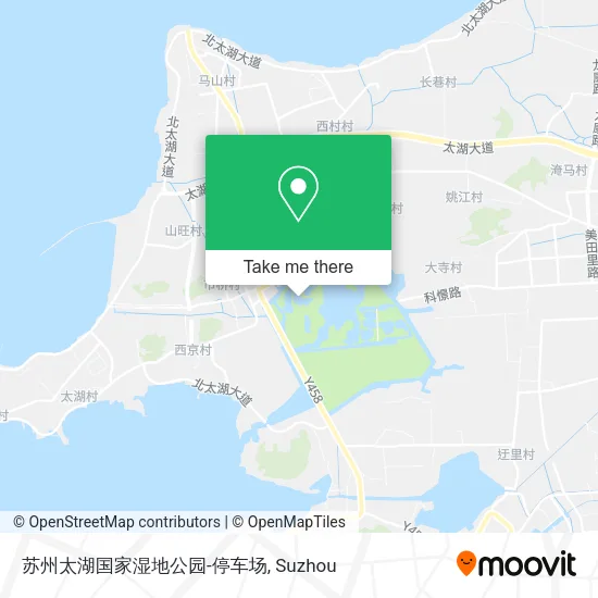 苏州太湖国家湿地公园-停车场 map