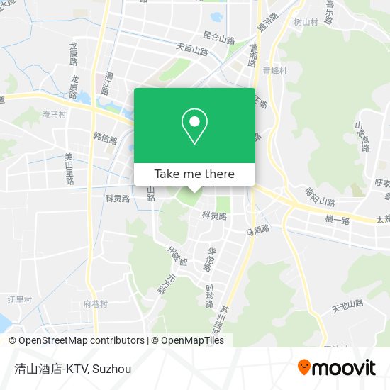 清山酒店-KTV map