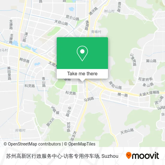 苏州高新区行政服务中心-访客专用停车场 map