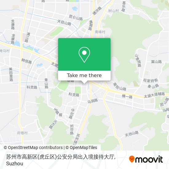 苏州市高新区(虎丘区)公安分局出入境接待大厅 map