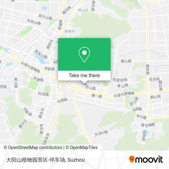 大阳山植物园景区-停车场 map