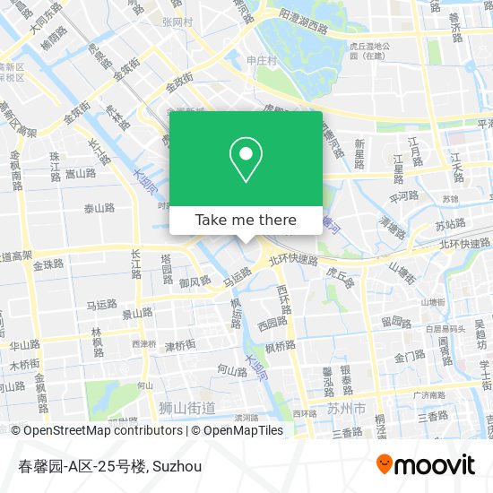 春馨园-A区-25号楼 map