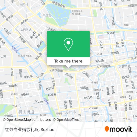 红鼓专业婚纱礼服 map