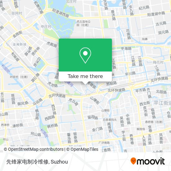 先锋家电制冷维修 map