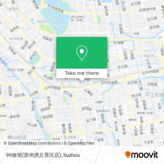 99旅馆(苏州虎丘景区店) map