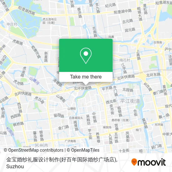 金宝婚纱礼服设计制作(好百年国际婚纱广场店) map