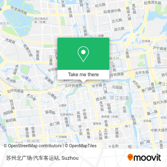 苏州北广场-汽车客运站 map