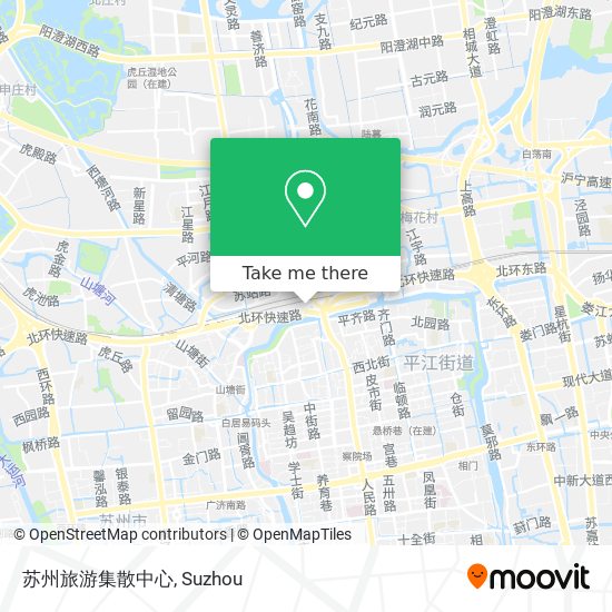 苏州旅游集散中心 map