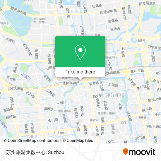 苏州旅游集散中心 map