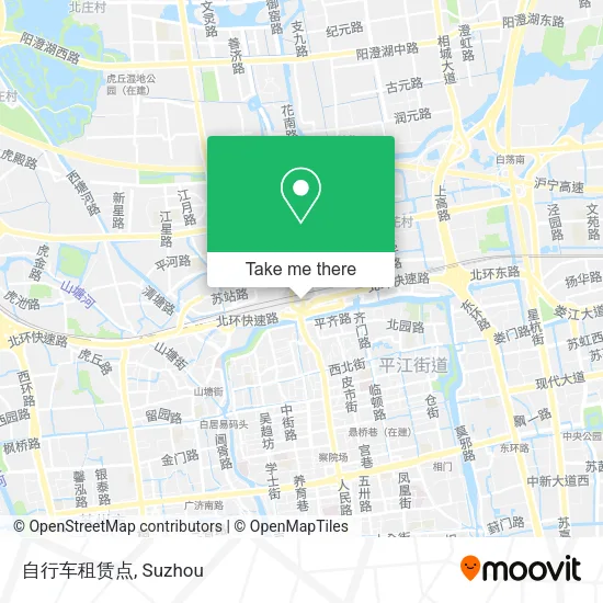 自行车租赁点 map