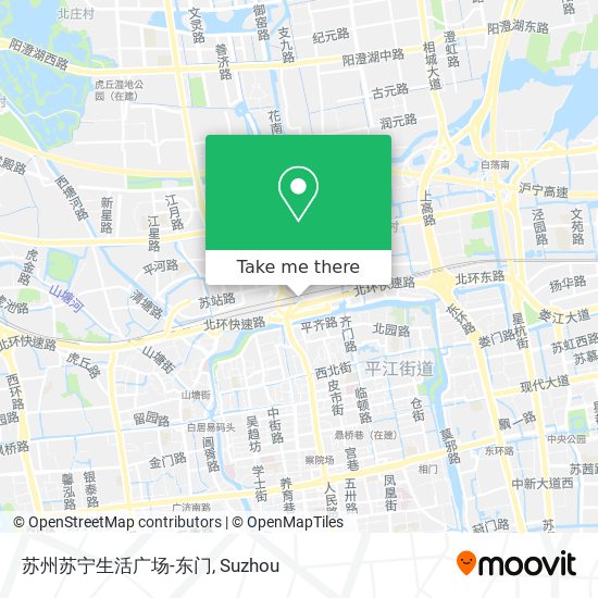 苏州苏宁生活广场-东门 map