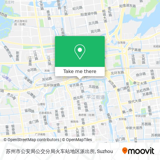 苏州市公安局公交分局火车站地区派出所 map