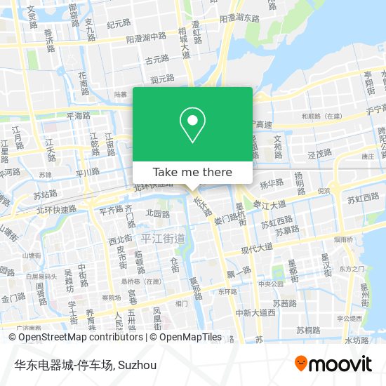 华东电器城-停车场 map