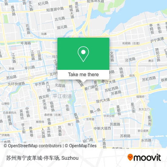 苏州海宁皮革城-停车场 map