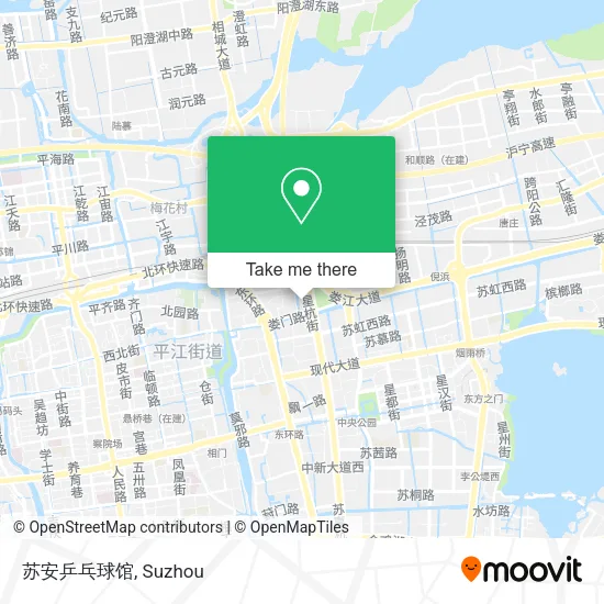 苏安乒乓球馆 map