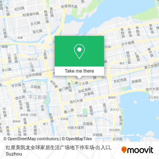 红星美凯龙全球家居生活广场地下停车场-出入口 map
