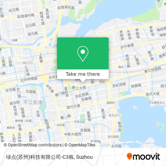 绿点(苏州)科技有限公司-C3栋 map