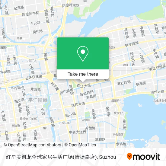 红星美凯龙全球家居生活广场(清扬路店) map