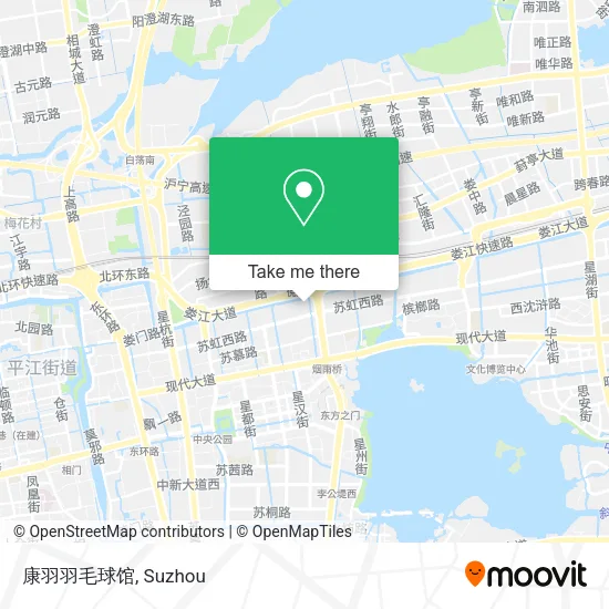 康羽羽毛球馆 map