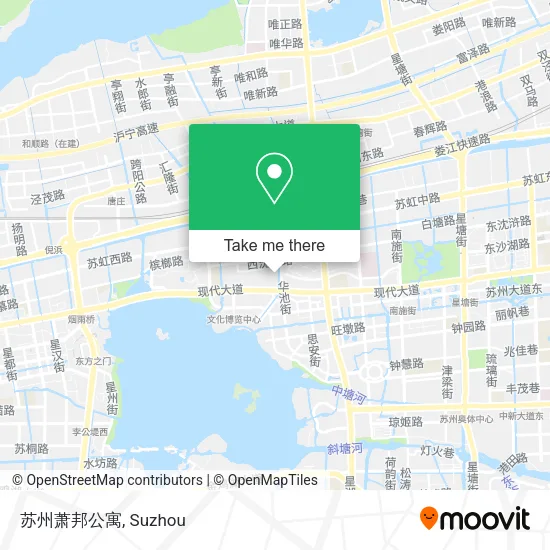 苏州萧邦公寓 map