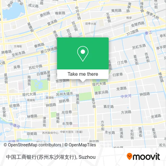 中国工商银行(苏州东沙湖支行) map