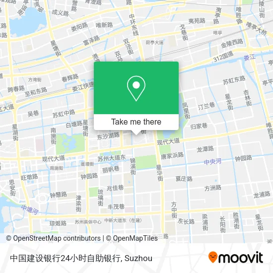 中国建设银行24小时自助银行 map