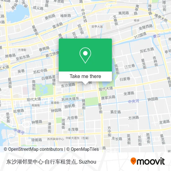 东沙湖邻里中心-自行车租赁点 map