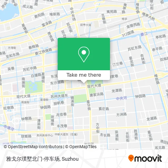 雅戈尔璞墅北门-停车场 map