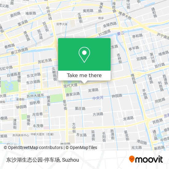 东沙湖生态公园-停车场 map