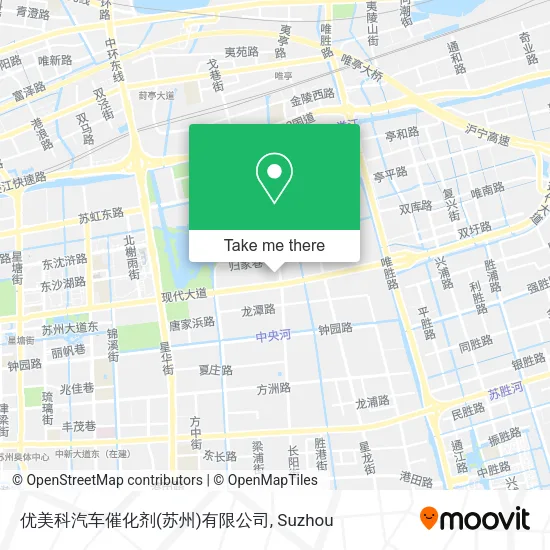 优美科汽车催化剂(苏州)有限公司 map