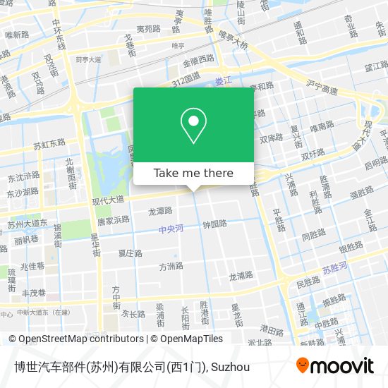 博世汽车部件(苏州)有限公司(西1门) map