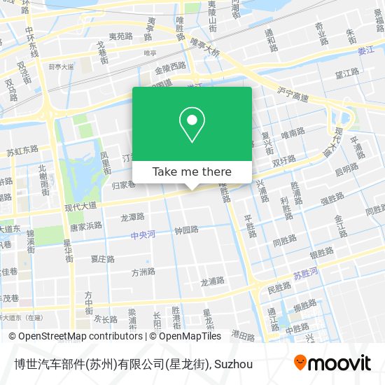 博世汽车部件(苏州)有限公司(星龙街) map