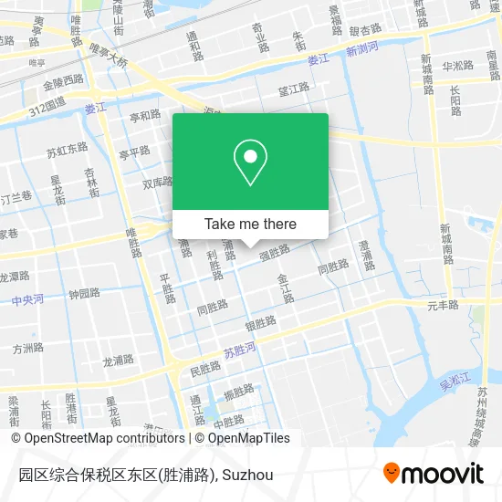 园区综合保税区东区(胜浦路) map