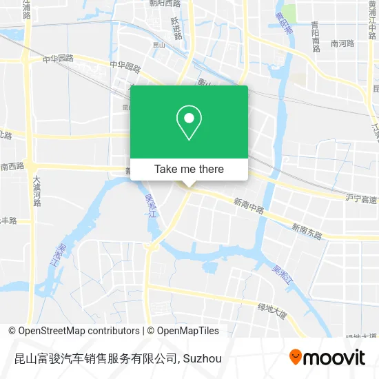 昆山富骏汽车销售服务有限公司 map