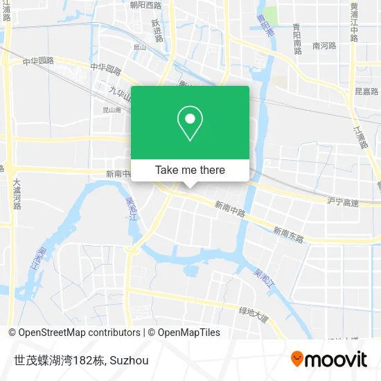 世茂蝶湖湾182栋 map