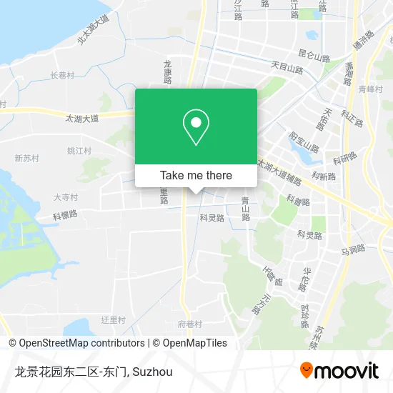 龙景花园东二区-东门 map