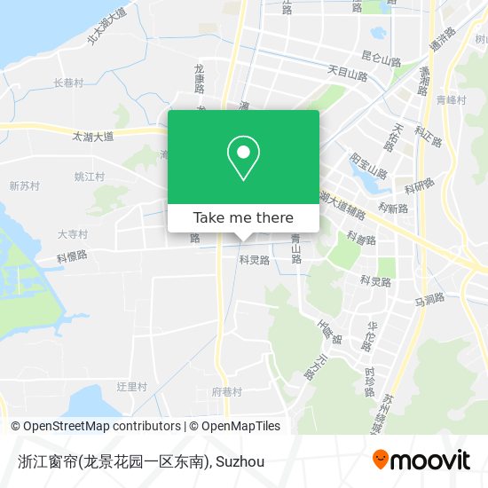 浙江窗帘(龙景花园一区东南) map