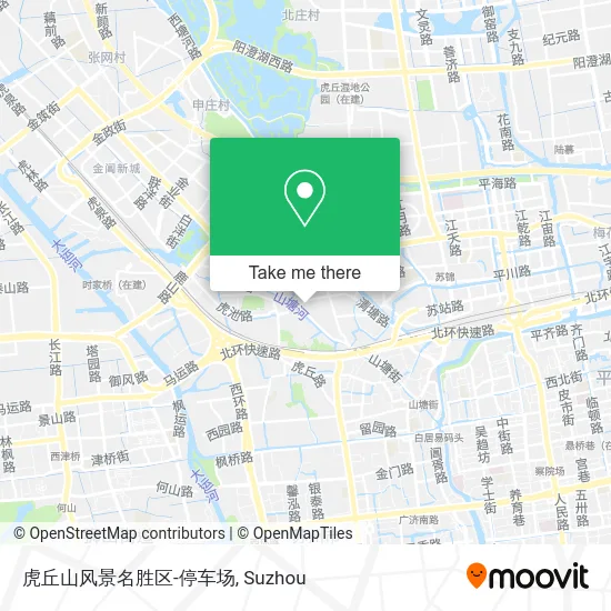 虎丘山风景名胜区-停车场 map