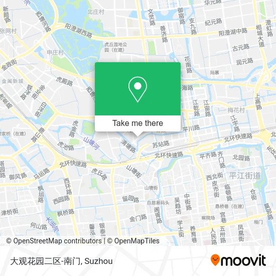 大观花园二区-南门 map