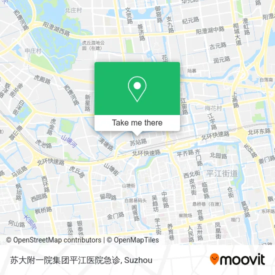 苏大附一院集团平江医院急诊 map