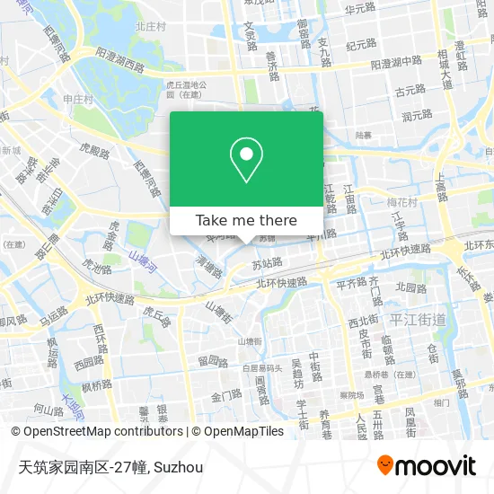 天筑家园南区-27幢 map