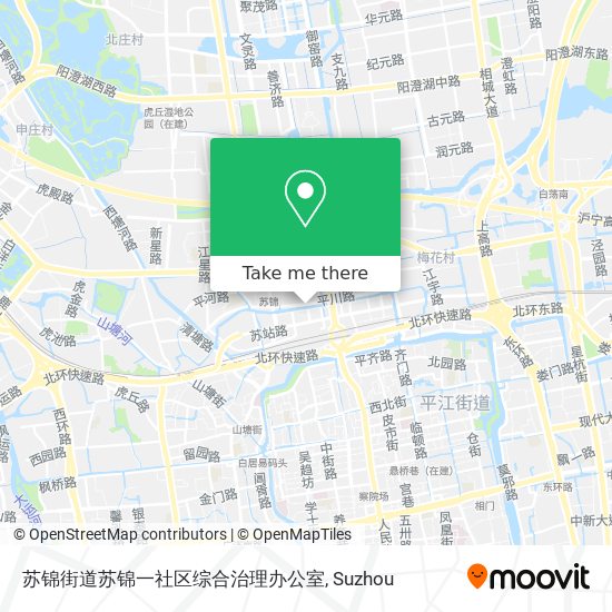 苏锦街道苏锦一社区综合治理办公室 map