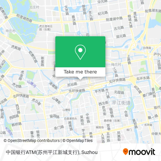 中国银行ATM(苏州平江新城支行) map