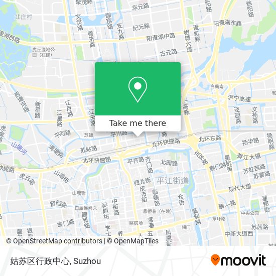 姑苏区行政中心 map