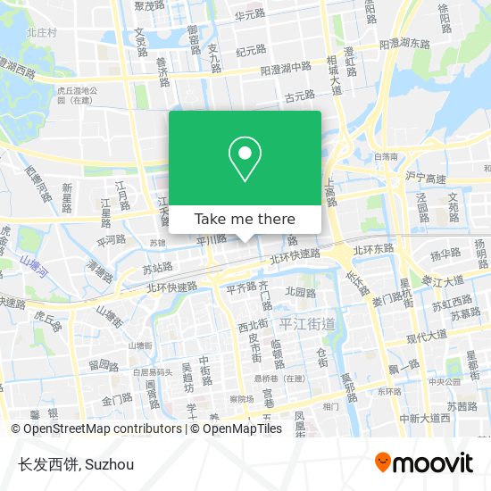 长发西饼 map