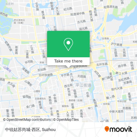 中锐姑苏尚城-西区 map