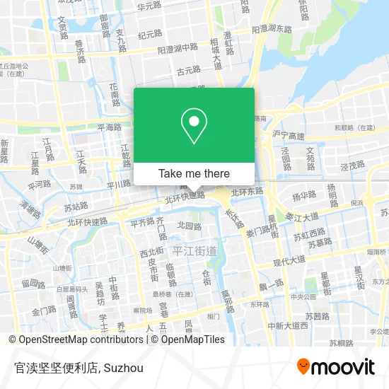 官渎坚坚便利店 map
