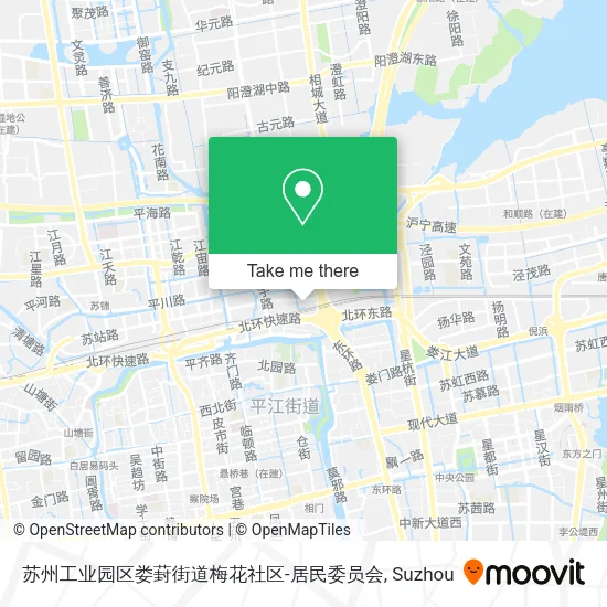 苏州工业园区娄葑街道梅花社区-居民委员会 map