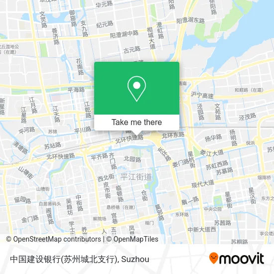 中国建设银行(苏州城北支行) map